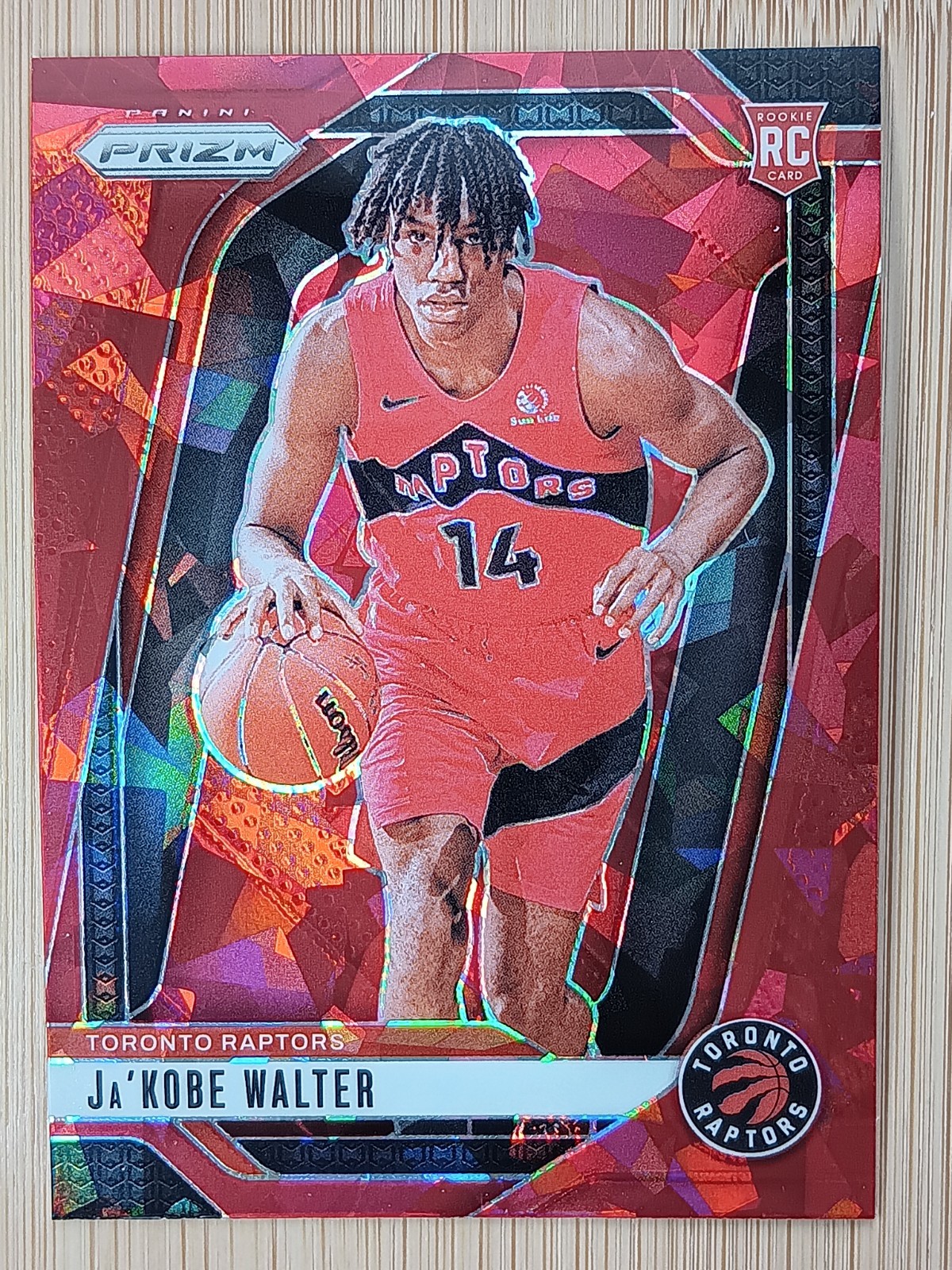 2024-25 Prizm Red Cracked Ice Basketball Rookie Card (RC) - Ja'Kobe Walter #223