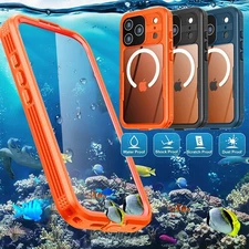 For iPhone 17 Pro Max Waterproof Case MagSafe Shockproof Heavy Duty Phone Cover