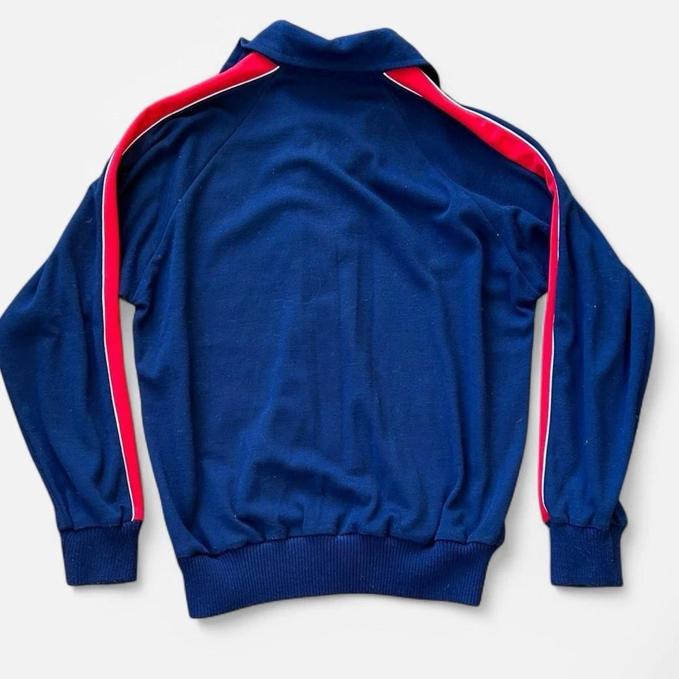 Chaqueta Chándal Cal-Sport Estilo Y2K Rojo/Azul Vintage Años 70 - Talla L Foto 3 de 3