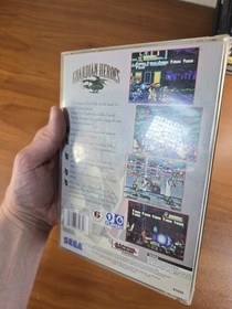 SEGA Guardian Heroes Sega Saturn TESTED Manual, Registration CIB