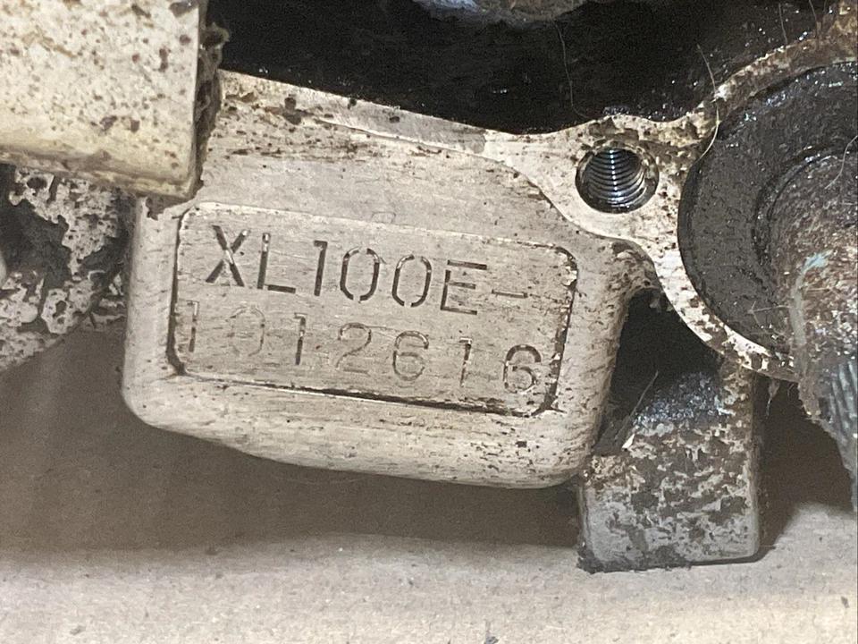 Honda XL100 1974 motor extremo inferior gira bonito sin juego 3480 millas Foto 3 de 4