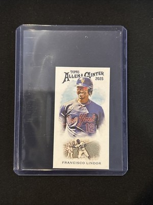  Francisco Lindor 2025 Topps Allen & Ginter Mini N22 SP Variation #N222-9