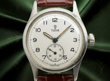 Tudor Oyster Manual Ref. Reloj Hombre 4453 Esfera Plateada 17 Joyas 31mm Vintage