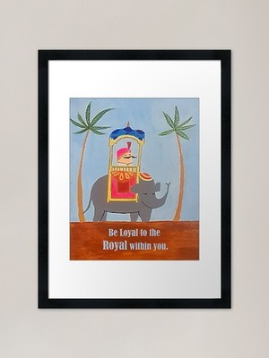 Be Loyal Gerahmter Kunstdruck Gerahmtes Wandbild Poster Leinwanddruck Bild