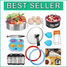 Essential 3 Quart Instant Pot Accessories: Lid, Cake Barrel, Steamer & More!