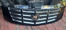 2007-2014 Cadillac Escalade Front Upper Grille Grill Chrome Black Oem