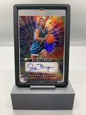 Muggsy Bogues 2025 Leaf Electrum Auto Silver Board TieDye Skin 7/8 Hornets