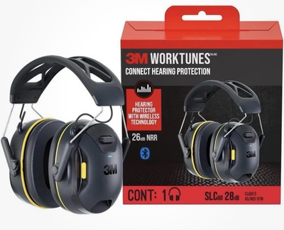 #ad 3M WorkTunes Connect Wireless Hearing Protection Bluetooth 90570 DC Headphones $46.54