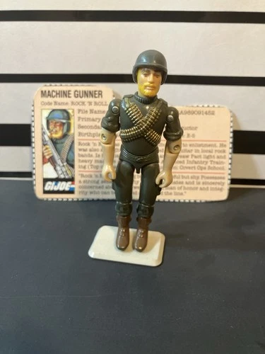 G.I. Joe 1983 Rock ‘N Roll V1.5 Swivel Arm With Filecard