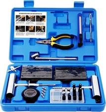 Reifenreparaturset 68-teilig Universal-Reparaturwerkzeuge für Auto Pannen