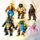 Teenage Mutant Ninja Turtles TMNT 4" Action Figures Vintage LOT of 6