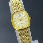 Vintage 1980s [Near MINT] SEIKO Exceline 1221-5410 Gold Dial Quartz Ladies Watch