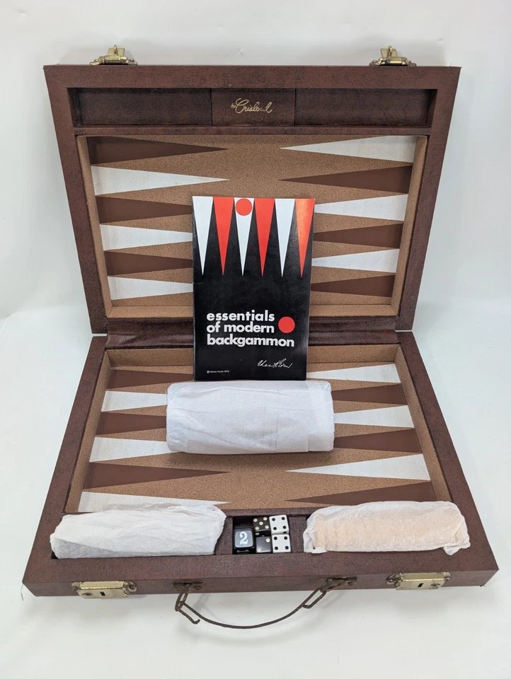 Vintage Crisloid Backgammon Set Butterscotch & Gold Brown Bakelite Swirl 1.25" - Image 2 of 4