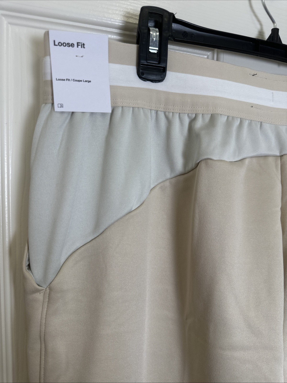 NIKE GOLF CLUB NGC FLEECE LOOSE FIT BEIGE PANTS JOGGERS NEW SIZE L MEN $100 image 4