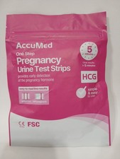 AccuMed One Step Pregnancy Urine Test Strips 25 Ct