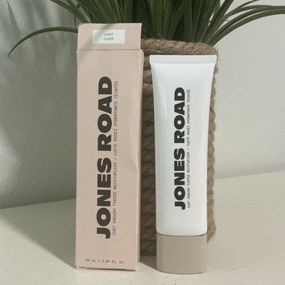 Jones Road Just Enough Tinted Moisturizer - LIGHT - 1.69floz/50mL - NIB