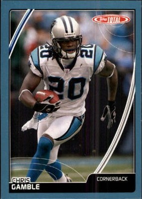 2007 Topps Total Blue #21 Chris Gamble - FB