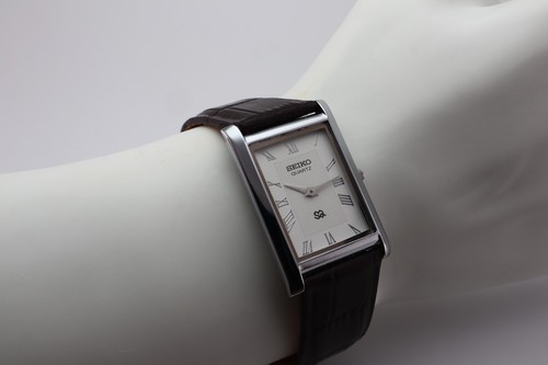 Vintage Seiko Slim Tank Quartz Men's Watch, Gentleman’s Choice - FREE SHIPPING