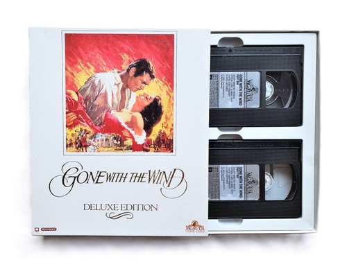 Gone With the Wind VHS Deluxe Edition Tapes Classic Film Collector Display 1992 - Picture 2 of 9