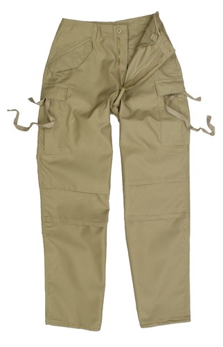 US M65 Trouser Army Style Military Cargo Combat Camo Green Baggy Fit Pants New - Picture 5 of 10