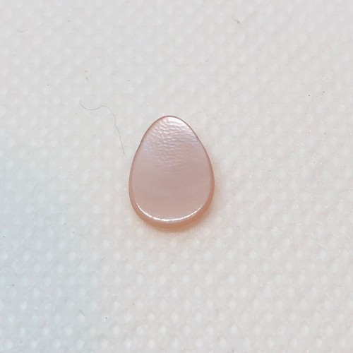 Natürliche Rosa Muschel Muschel Flach Briolette Perlen | 10x7x2 mm | 10 Perlen | - Bild 5 von 6