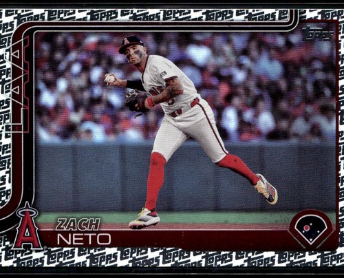 2025 Topps #282 Zach Neto Fanatics Exclusive Topps Logo