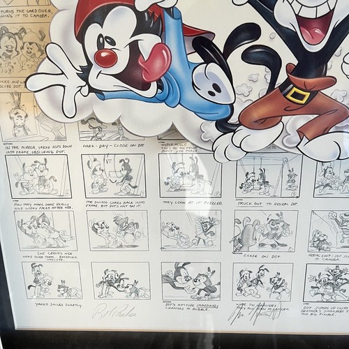 Warner Brother Animaniacs Storybord Lithograph Print 1994 Framed 181 of 2500 COA - Picture 7 of 18