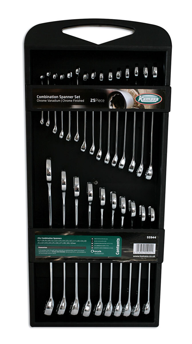 Set Di Chiavi Combinato Kamasa 25 Pezzi 55944