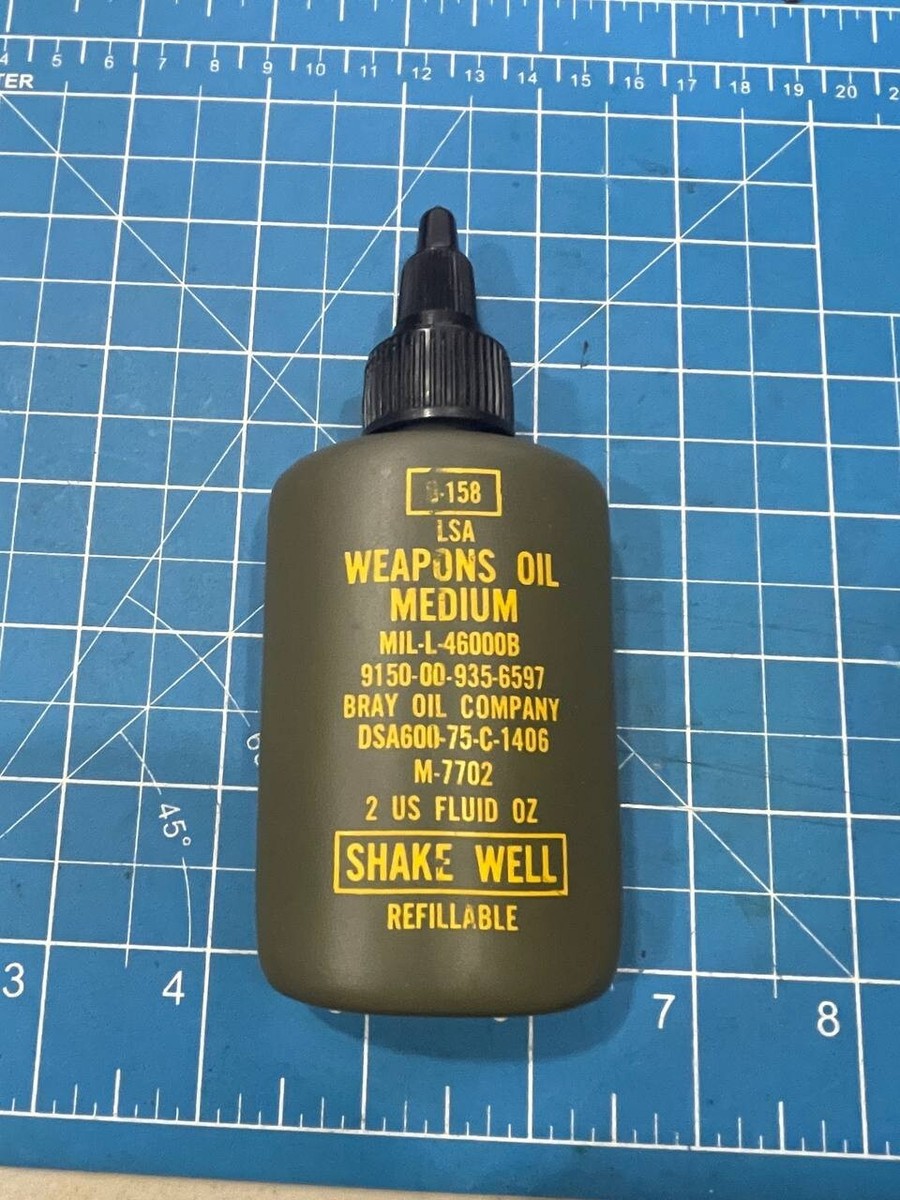LSA Weapons Oil Medium 2OZ 0-158 Bray Oil Company Vintage 2 Ounces