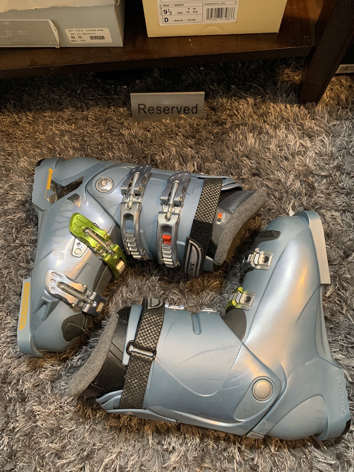 Scarponi da sci Salomon X Wave donna taglia 24 5 (US 7) usati fibbia 3D Sensifit