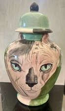 Custom Pet urn for ashes Cat CATS cremation urn Med memorial SPHYNX hairless cat