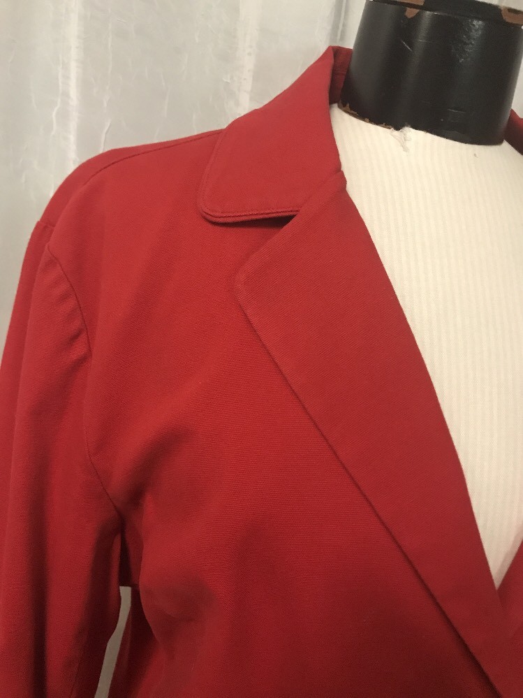 Chico's Women's Jacket Red 2 Button Fully Lined  … - image 2