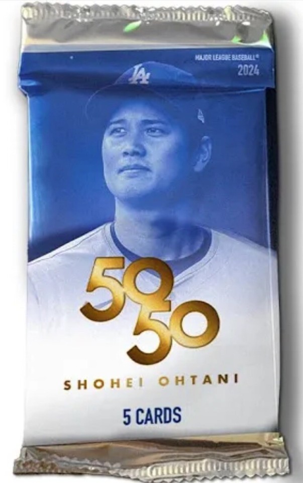 2024 Topps 50/50 Shohei Ohtani Sealed 10 Pack Box CONFIRMED ORDER
