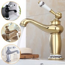 Retro Nostalgie Bad Wasserhahn Waschtischarmatur Mischbatterie Einhebelmischer