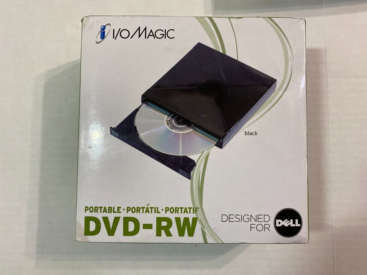 NEW I/O Magic Portable DVD Optical DVD-RW USB Designed for DELL