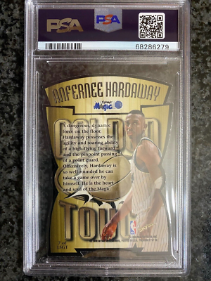 1997/98 Skybox Premium Golden Touch Die-Cut Anfernee Hardaway PSA