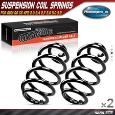 2x Coil Springs Rear Suspension for Audi A6 C6 4F2 04-11 2.0 2.4 2.7 2.8 3.0 3.2
