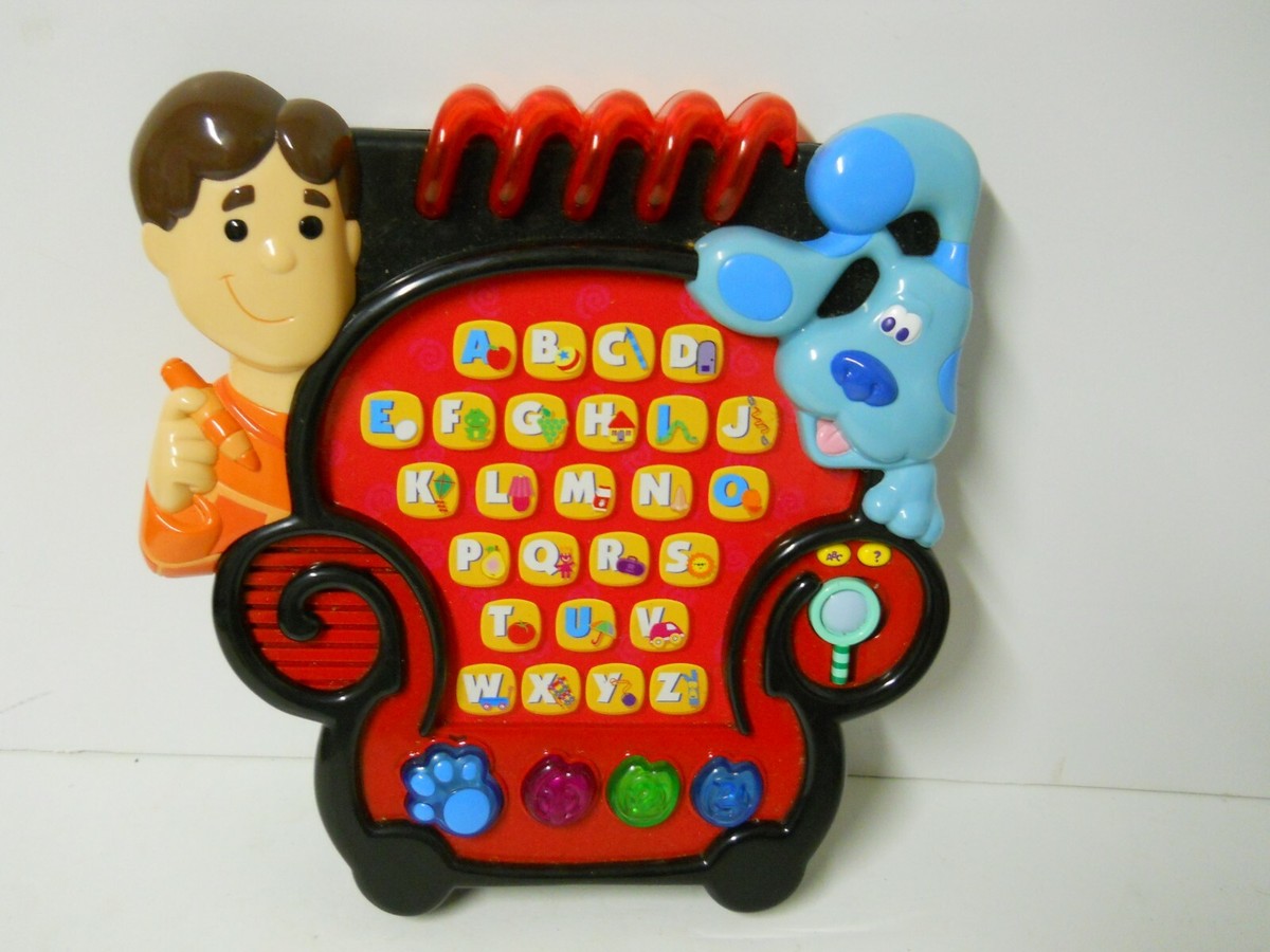 Blues Clues Notebook Toy Learning Play Electronic Viacom Joe Chair
