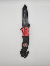 TAC Force Spring Assisted Folding Pocket Knife Black Partially Serrated Blade