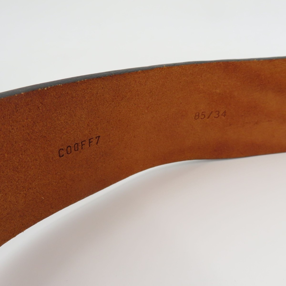 Just Cavalli Women 34 Brown Leather Wide Belt Boho Western 