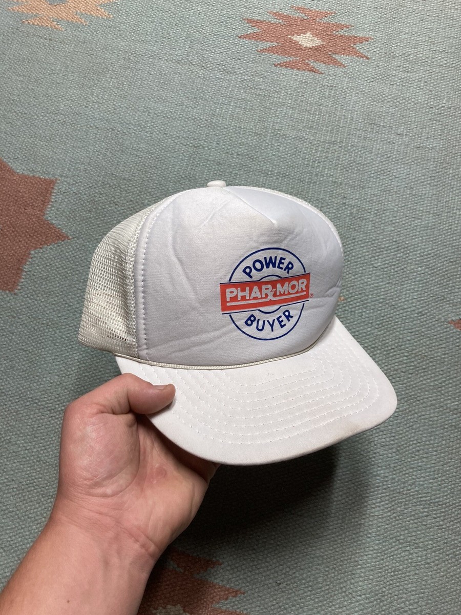Vintage trucker hat mesh cap phar mor drug store power buyer Vintage trucker hat mesh cap phar mor drug store power buyer