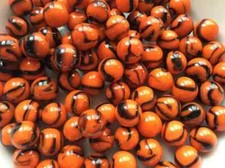 2 POUNDS 5/8 INCH BENGAL TIGER MEGA / VACOR MARBLES