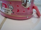 Betty Boop 1999 Rare Heart Shaped Metal Lunch Box Tins - (3)Yellow, Pink, Purple — photo 5