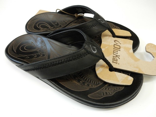 olukai men's flip flops sale
