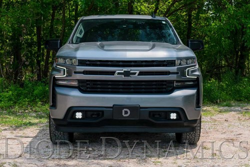 Diode Dynamics SS3 LED Fog Light Kit 2019-2021 Silverado 1500 White Fog SPORT - Picture 2 of 9