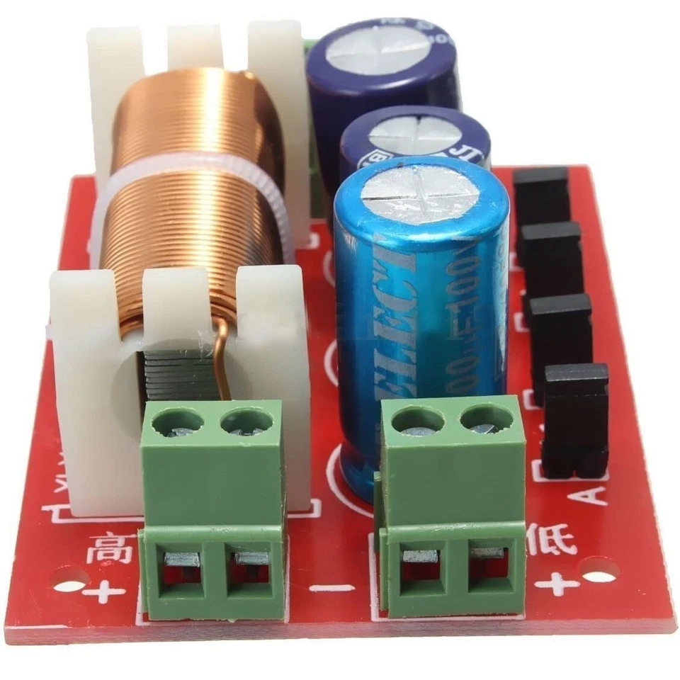 Filtro Crossover Audio Hi-Fi 2 Vie 400W 4-16 ohm frequenza regolabile YLY-2088 - Immagine 3 di 4