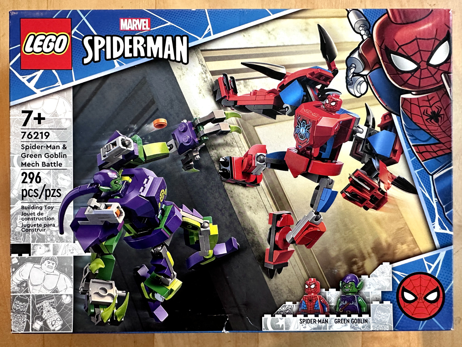 LEGO MARVEL 76219 Spider-Man & Green Goblin Mech Battle NISB