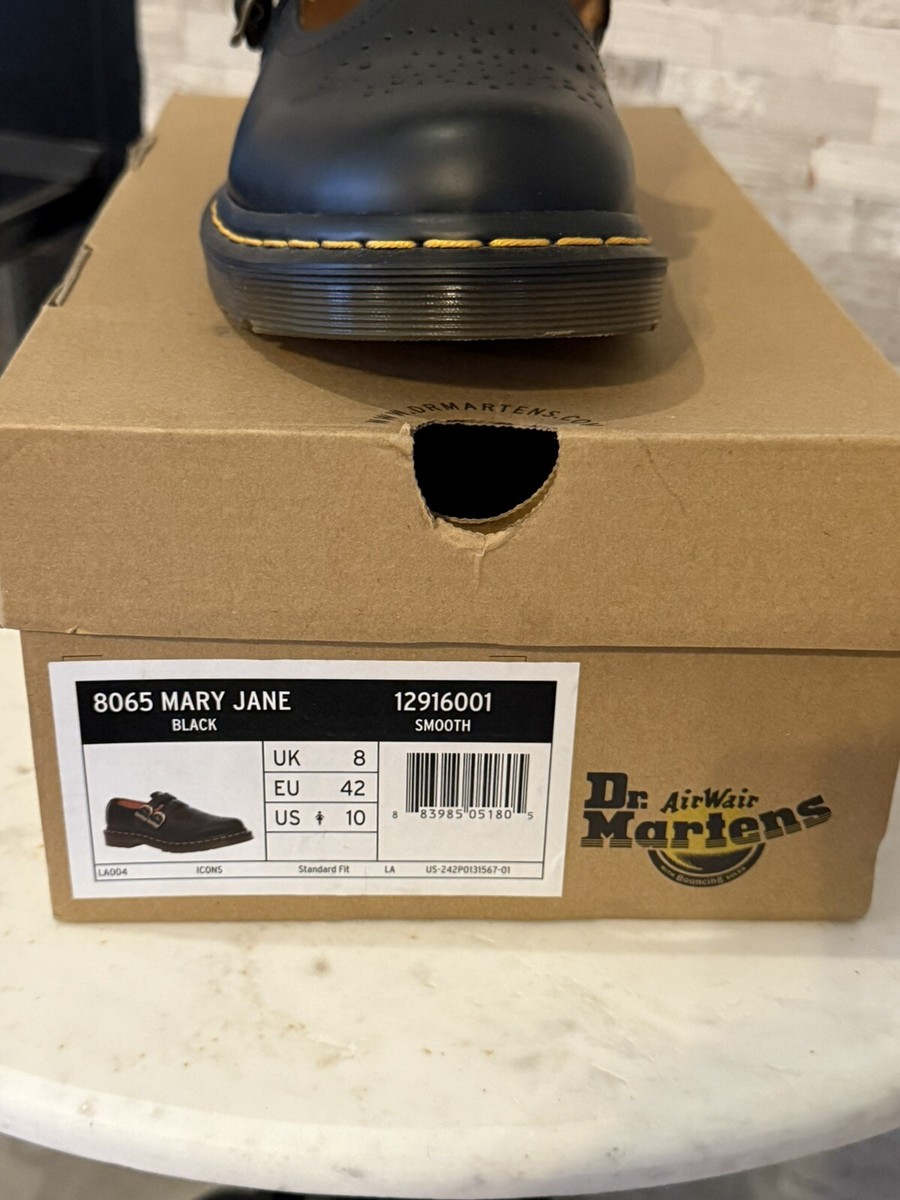 Dr. Martens AirWair Black Leather Mary Jane Shoes 8065 II Dr. Martens AirWair Black Leather Mary Jane Shoes 8065 II