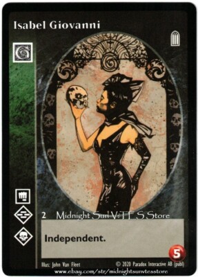 Isabel Giovanni Giovanni V:TES VTES Vampire CCG