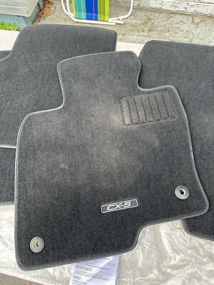 Set 4 Mazda CX-5 Floor Mats KB7W 68666 68667 68G30 68G40 Excellent
